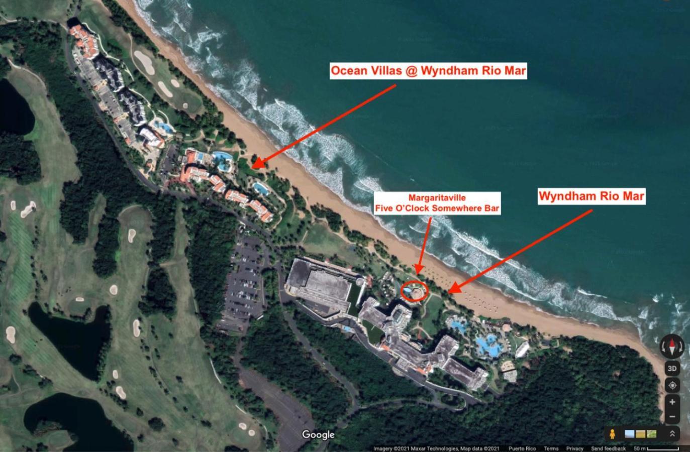 Beachfront Luxury 2 Bedroom At Wyndham Rio Mar, Pr 卢基约 外观 照片